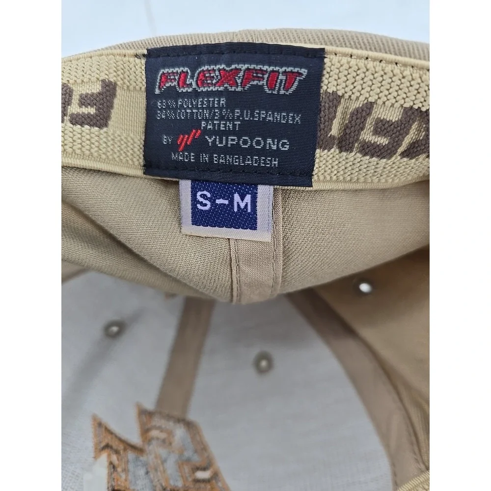 FlexFit SF Lancers Logo Hat‎ Cap Tan NWT Small To Medium Fit